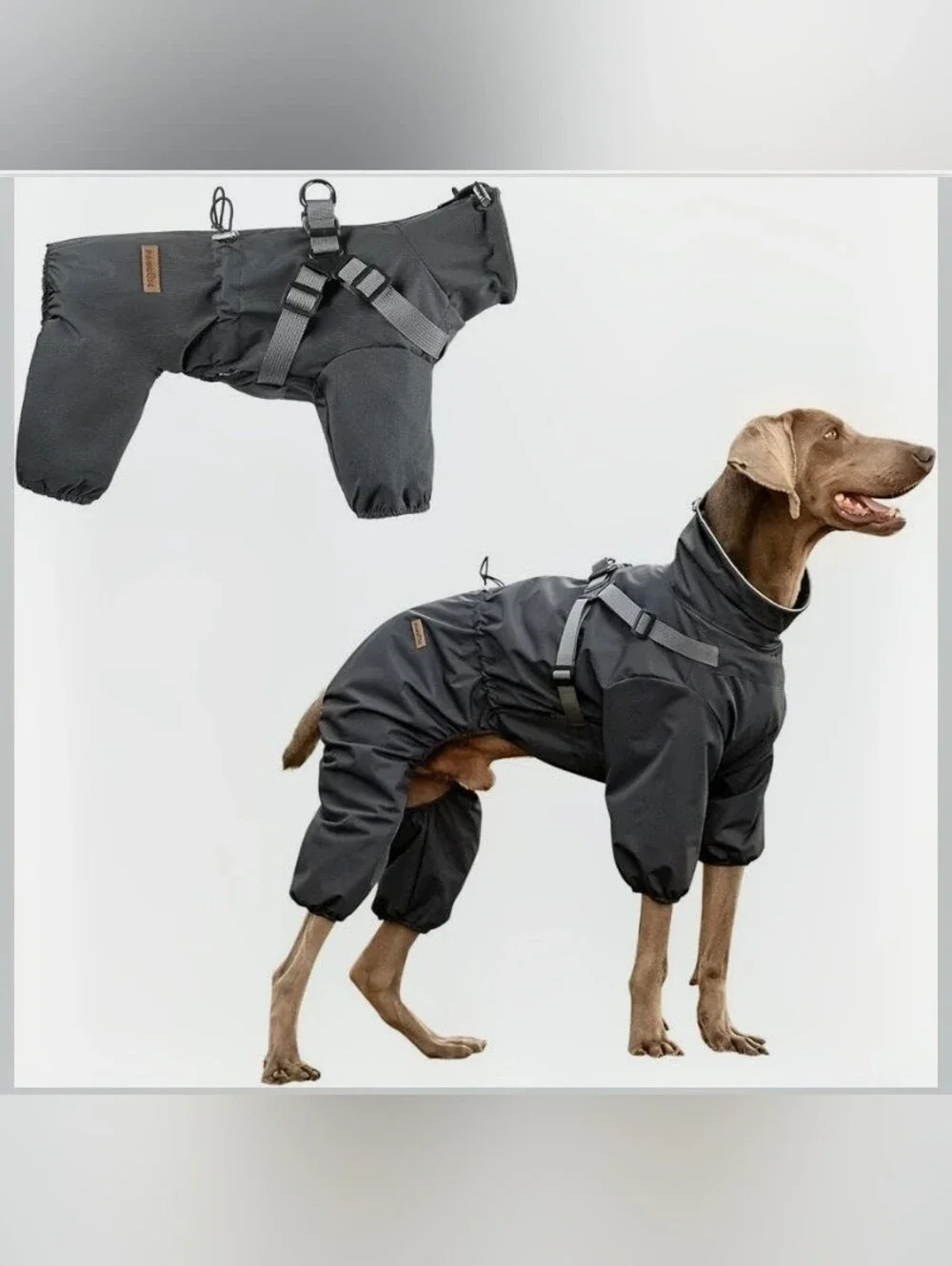 Dog 🐶 Raincoat with Harness  Small Adjustable Waterproof Size 3XL
